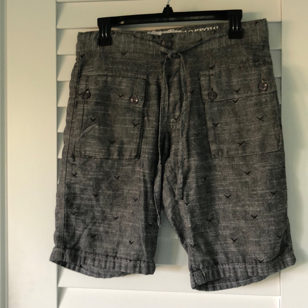 PUBLISH-Today&Tomorrow grey pattern 30” shorts